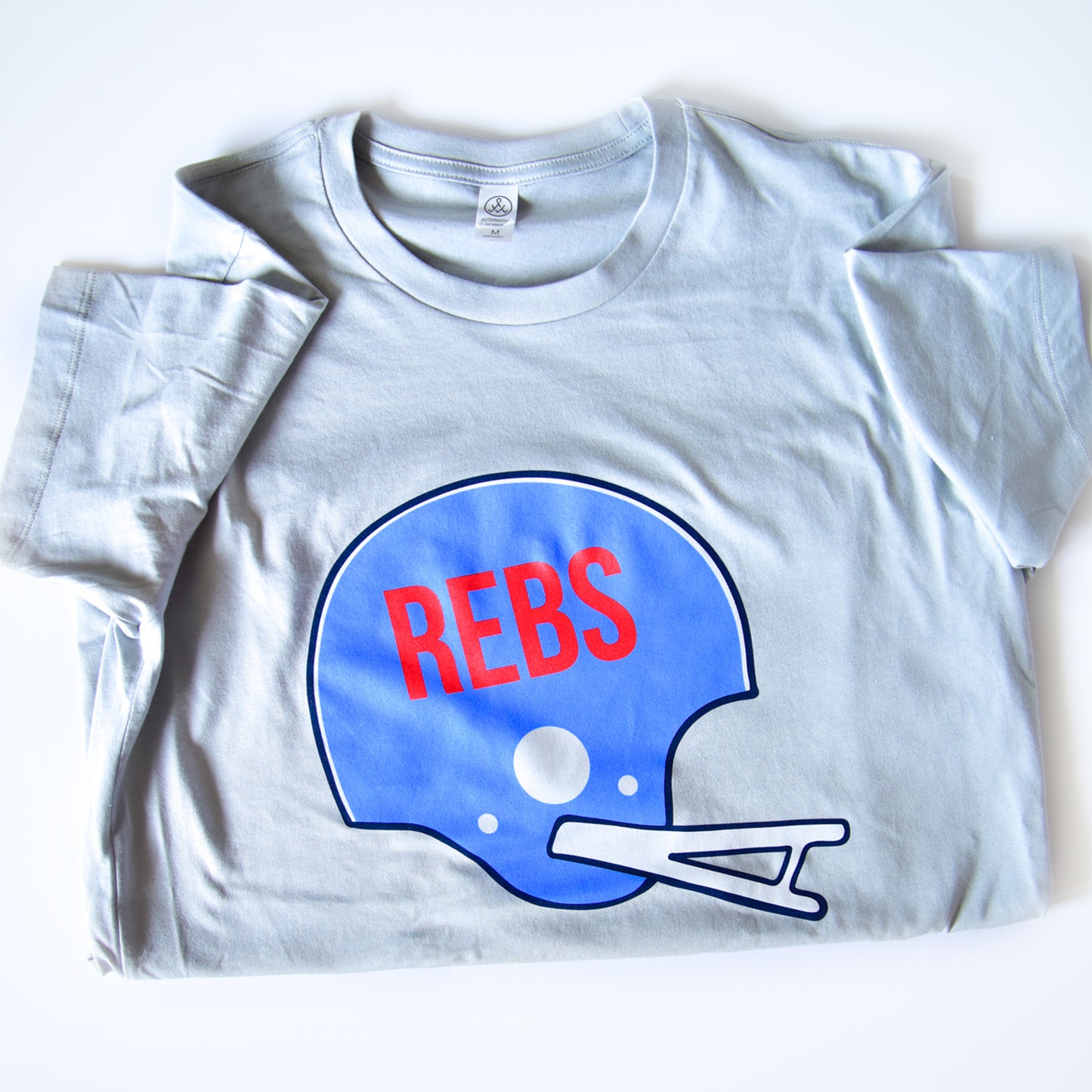 Retro Rebs Helmet Tee (Gray)