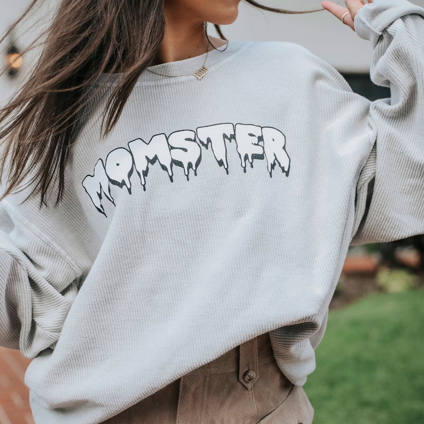 Momster Corded Sweatshirt