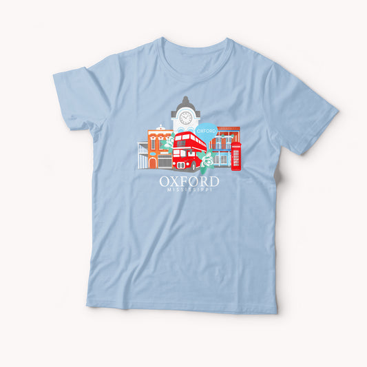Oxford Square Tee (Baby Blue)
