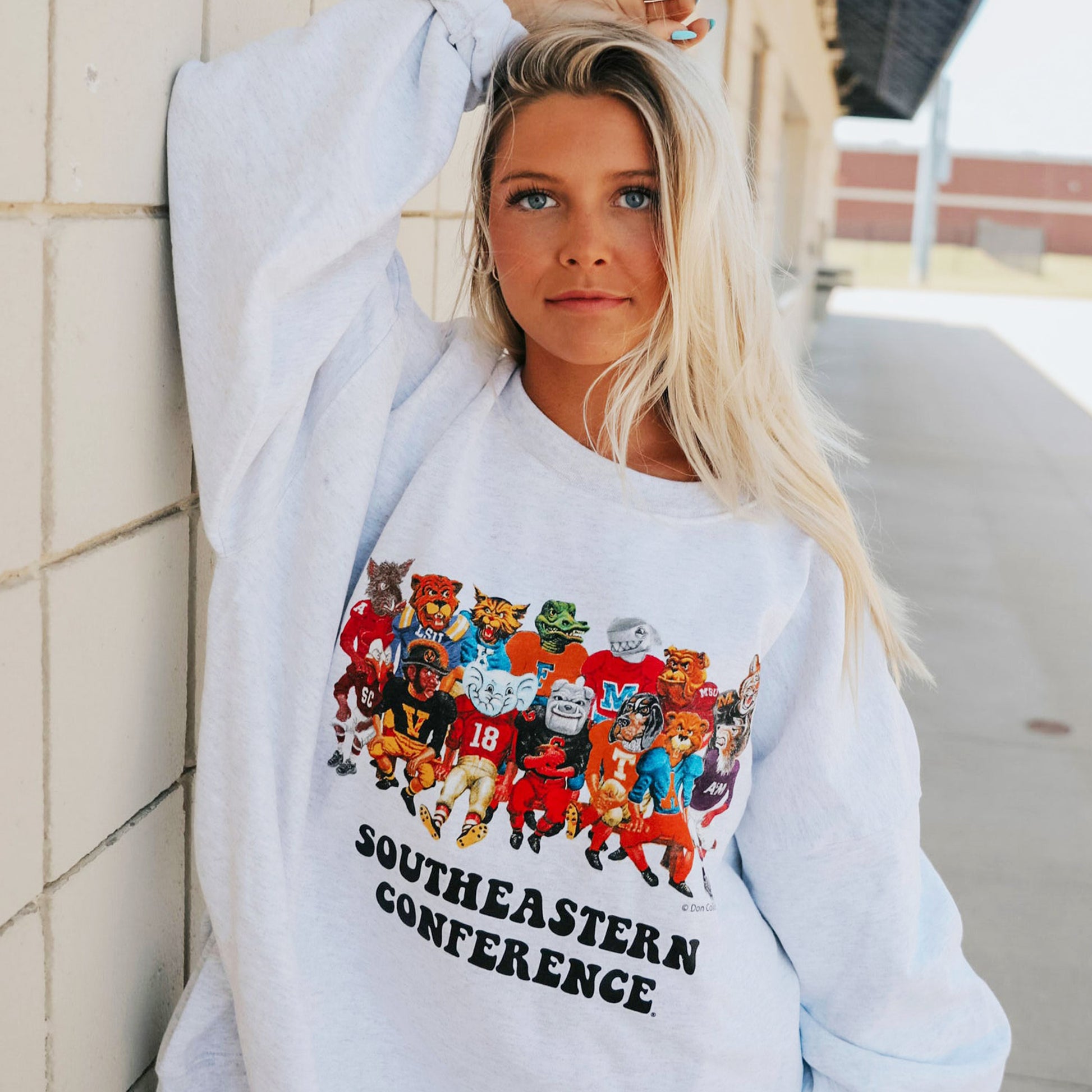 Mascot Family Retro Sweatshirt – Shop Shea