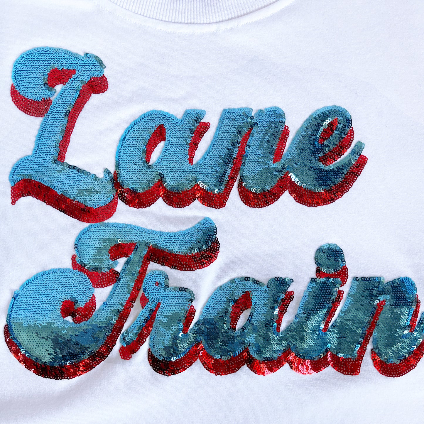 Lane Train Sequin Sweatshirt