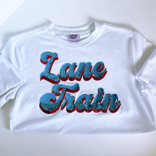 Lane Train Sequin Sweatshirt